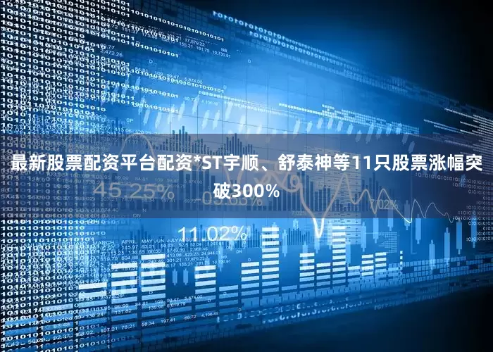 最新股票配资平台配资*ST宇顺、舒泰神等11只股票涨幅突破300%